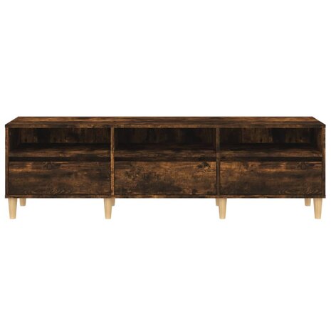 Tv-meubel 150x30x44,5 cm bewerkt hout gerookt eikenkleurig 6