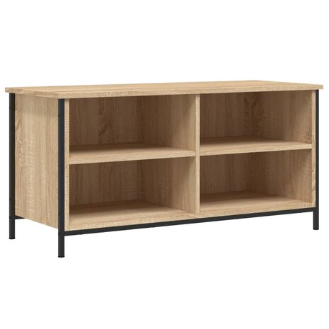 Tv-meubel 100x40x50 cm bewerkt hout sonoma eikenkleurig 2