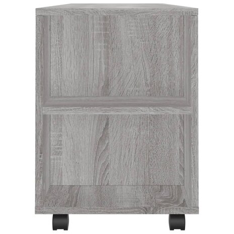 Tv-meubel 102x34,5x43 cm bewerkt hout grijs sonoma eikenkleurig 7