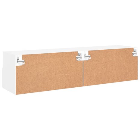 Tv-wandmeubels 2 st 60x30x30 cm bewerkt hout wit 10