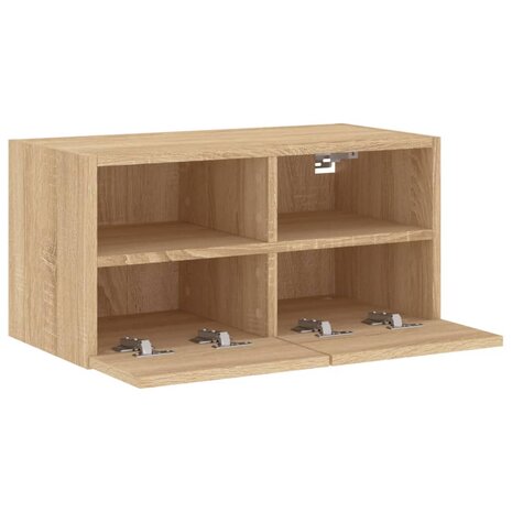 Tv-wandmeubel 60x30x30 cm bewerkt hout sonoma eikenkleurig 7