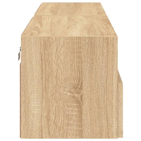 Tv-meubels 2 st 60x30x30 cm bewerkt hout sonoma eikenkleurig 9