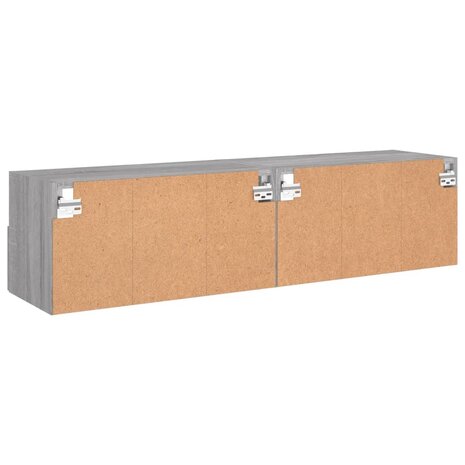 Tv-wandmeubels 2 st 60x30x30 cm bewerkt hout grijs sonoma eiken 10