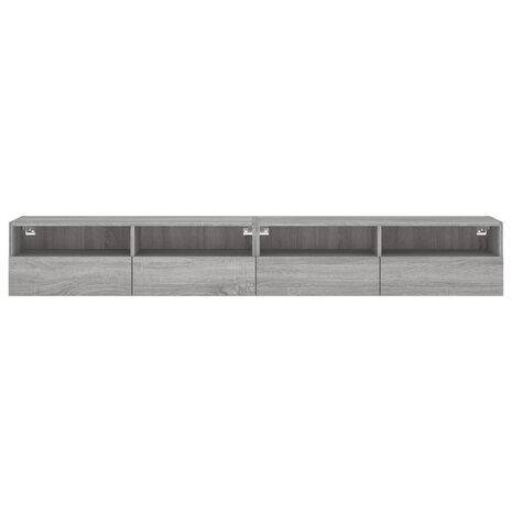 Tv-wandmeubels 2 st 100x30x30 cm hout grijs sonoma 7