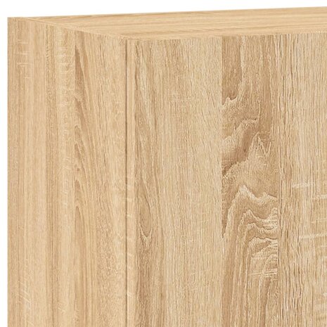 Tv-wandmeubel 40,5x30x90 cm bewerkt hout sonoma eikenkleurig 11