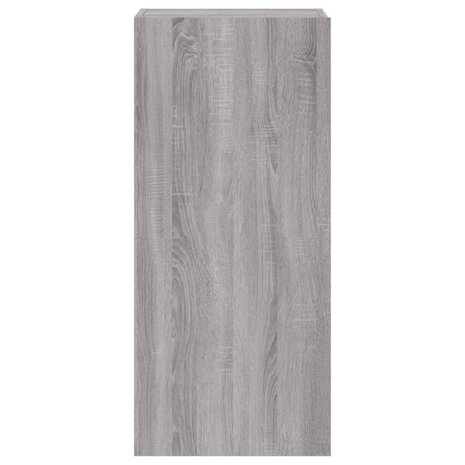 Tv-wandmeubel 40,5x30x90 cm bewerkt hout grijs sonoma 7