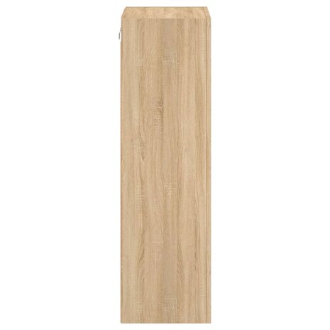 Tv-wandmeubel 40,5x30x102 cm bewerkt hout sonoma eikenkleurig 8