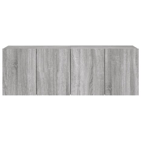 Tv-meubels 2 st wandgemonteerd 60x30x41 cm grijs sonoma eiken 7