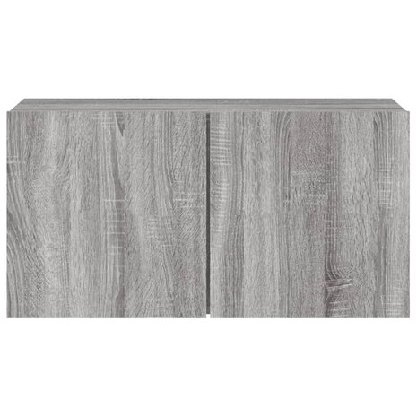 Tv-meubel wandgemonteerd 80x30x41 cm grijs sonoma eikenkleurig 6