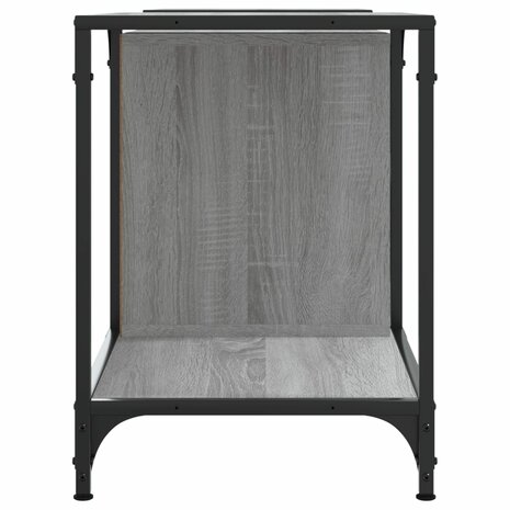 Tv-meubel 153x37x50 cm bewerkt hout grijs sonoma eikenkleurig 5