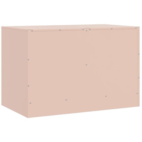 Tv-meubel 67x39x44 cm staal roze 8