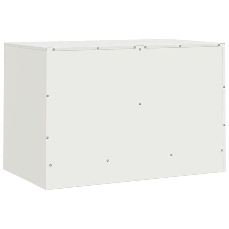 Tv-meubel 67x39x44 cm staal wit 9