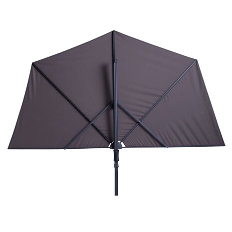 Madison Balkonparasol Sun Wave 270x150 cm taupe PAC3P015 5