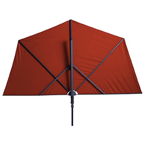 Madison Balkonparasol Sun Wave 270x150 cm steenrood 4