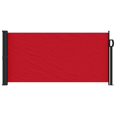 Windscherm uittrekbaar 100x300 cm rood 3