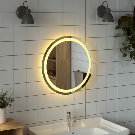 Badkamerspiegel LED rond 50 cm 3