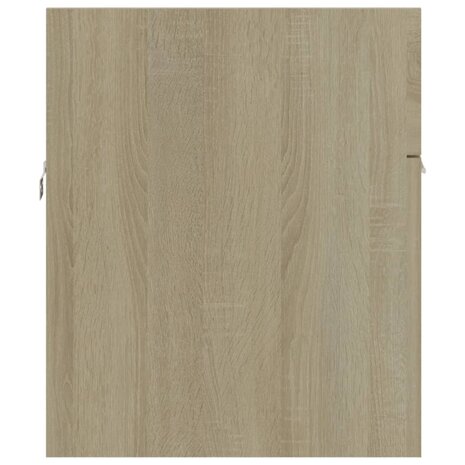 Wastafelkast 90x38,5x46 cm bewerkt hout sonoma eikenkleurig 6