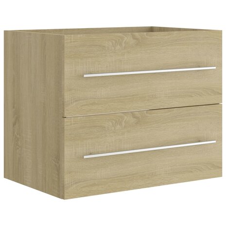 Wastafelkast 60x38,5x48 cm bewerkt hout sonoma eikenkleurig 2