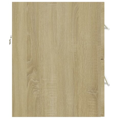 Wastafelkast 60x38,5x48 cm bewerkt hout sonoma eikenkleurig 7