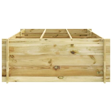 Plantenbak verhoogd 150x100x40 cm geïmpregneerd hout 3