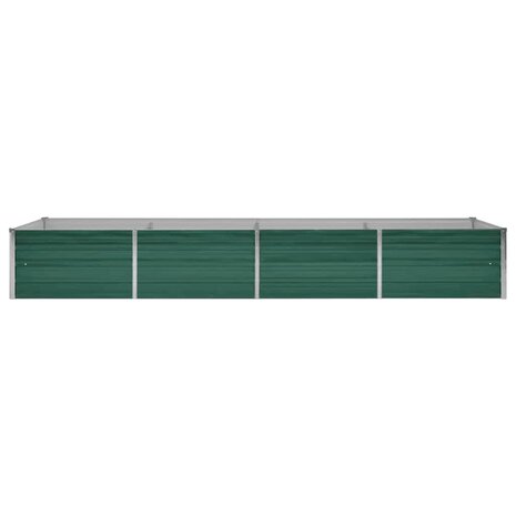 Plantenbak verhoogd 320x80x45 cm gegalvaniseerd staal groen 3