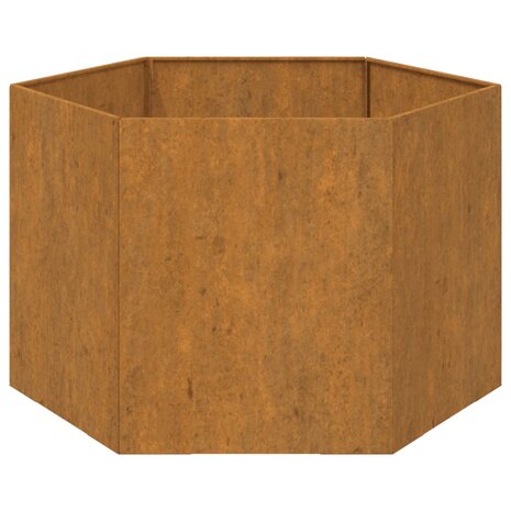 Plantenbak roestig 60x60x45 cm cortenstaal 5