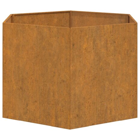 Plantenbak roestig 60x60x45 cm cortenstaal 6