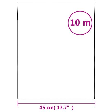 Raamfolie mat 45x1000 cm PVC transparant 9