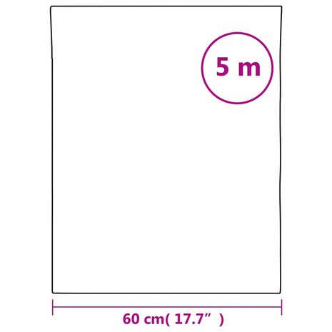 Raamfolie mat 60x500 cm PVC transparant 9