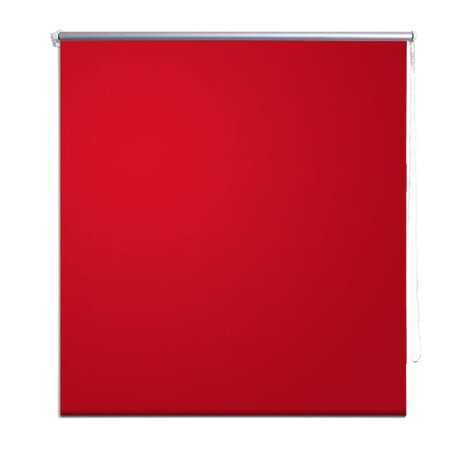 Rolgordijn verduisterend 80 x 175 cm rood 2