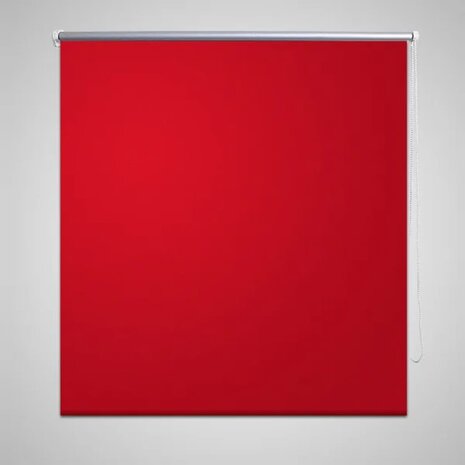 Rolgordijn verduisterend 160 x 175 cm rood 1