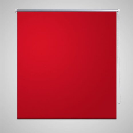 Rolgordijn verduisterend 80 x 230 cm rood 1