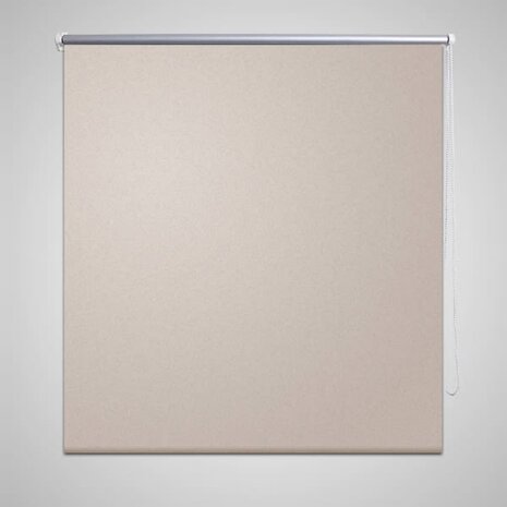 Rolgordijn verduisterend blackout 140 x 230 cm beige 1