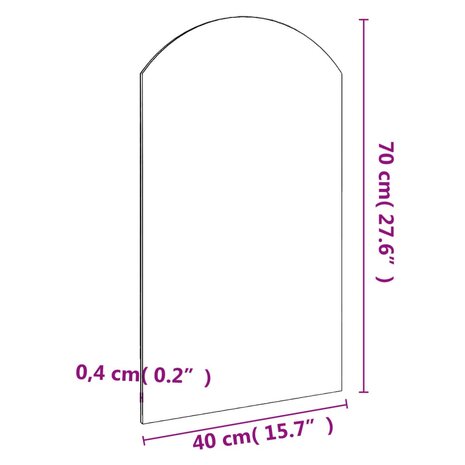 Spiegel 70x40 cm glas 6