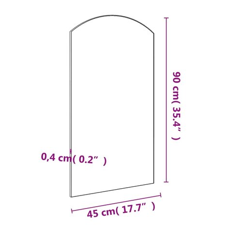 Spiegel 90x45 cm glas 6