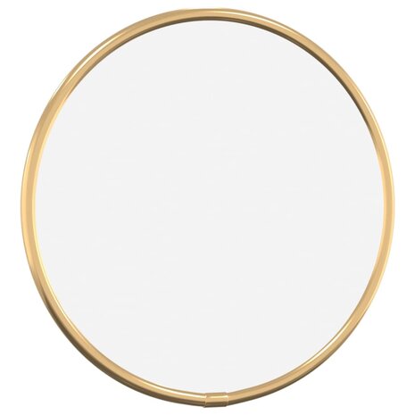 Wandspiegel rond Ø20 cm goudkleurig 3