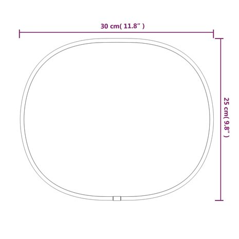 Wandspiegel 30x25 cm zilverkleurig 6