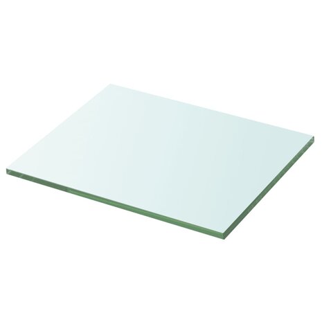 Wandschap transparant 20x25 cm glas 1