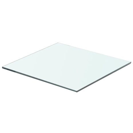 Wandschap transparant 40x30 cm glas 1