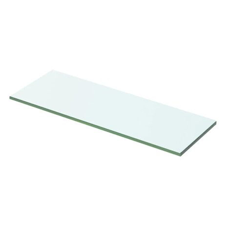 Wandschap transparant 50x12 cm glas 1