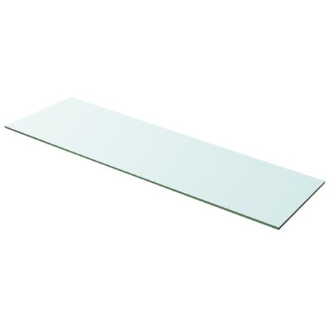 Wandschap transparant 100x30 cm glas 1