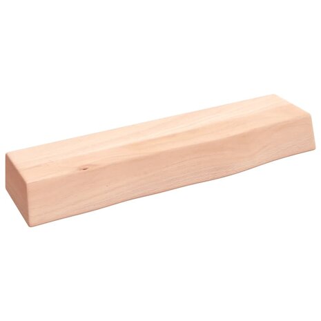 Wandschap 40x10x6 cm onbehandeld massief eikenhout 2