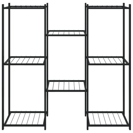 Bloemenstandaard 83x25x80 cm ijzer zwart 3