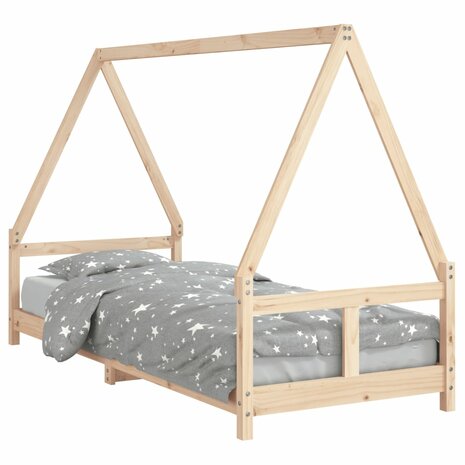 Kinderbedframe 80x200 cm massief grenenhout 2