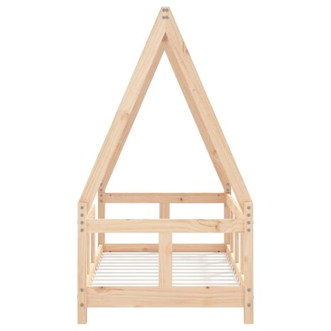 Kinderbedframe 70x140 cm massief grenenhout 4