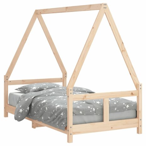 Kinderbedframe 80x160 cm massief grenenhout 2