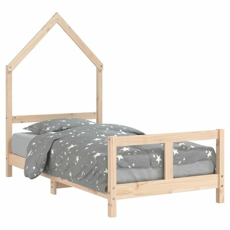 Kinderbedframe 80x160 cm massief grenenhout 2