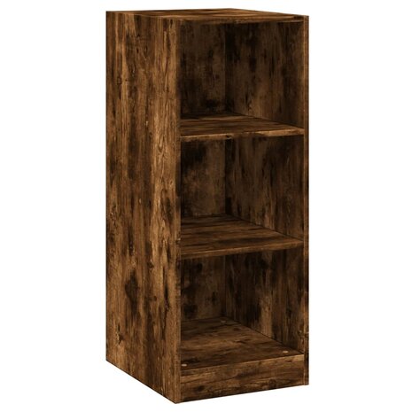 Kledingkast 48x41x102 cm bewerkt hout gerookt eikenkleurig 2