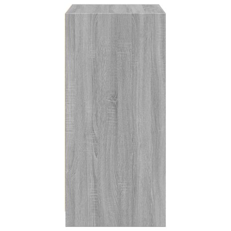 Kledingkast 48x41x102 cm bewerkt hout grijs sonoma eikenkleurig 6