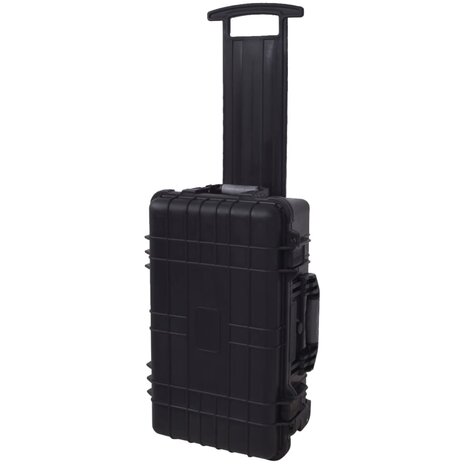 Hardcase transportkoffer met wielen en schuimen binnenkant 1